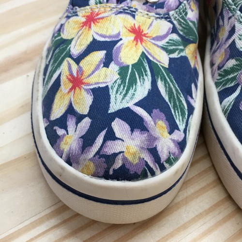 Mad Love Shoes Womens 7 Kendra Sneakers Multicolor Floral Print Low Top Lace Up - Picture 7 of 19
