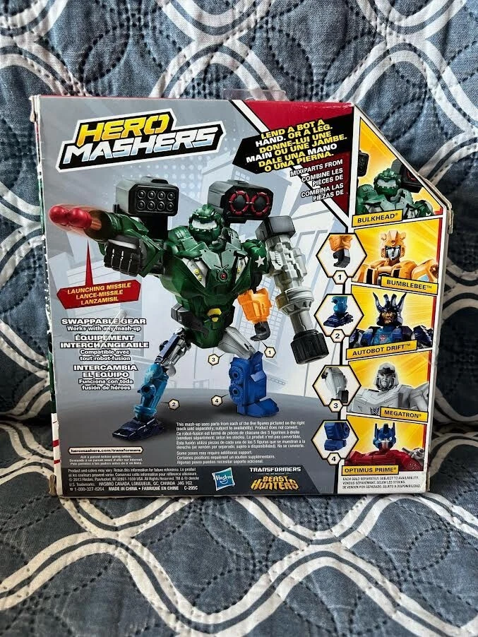 Transformers Hero Mashers Bulkhead Hasbro 2013 New Sealed Retired Set - Image 2 of 4
