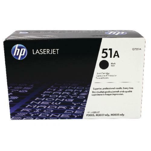 HP Q7551A 51A Tonerkassette LaserJet P3005 schwarz M3027 mfp M3035 - Bild 1 von 1