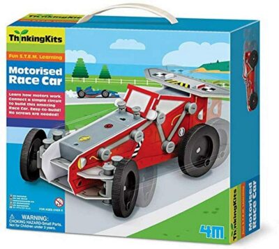 Thinking Kits ~ Fun Stem Learning ~ 4M Mechno Motorized Kit Rennwagen