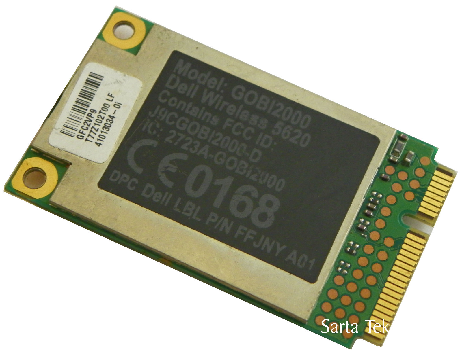 Dell Original Wireless Dw5620 Gobi 2000 WWAN Mobile Broadband Mini PCIe