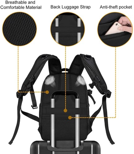 15-16 inch Camera Backpack Bag DSLR/SLR/Mirrorless Photography 3 Layers Tactical - Picture 22 of 163