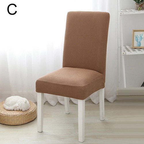 Dining Chair Cover Stretch Seat Covers Spandex Wedding Party Banquet Washable x1 - Picture 4 of 26