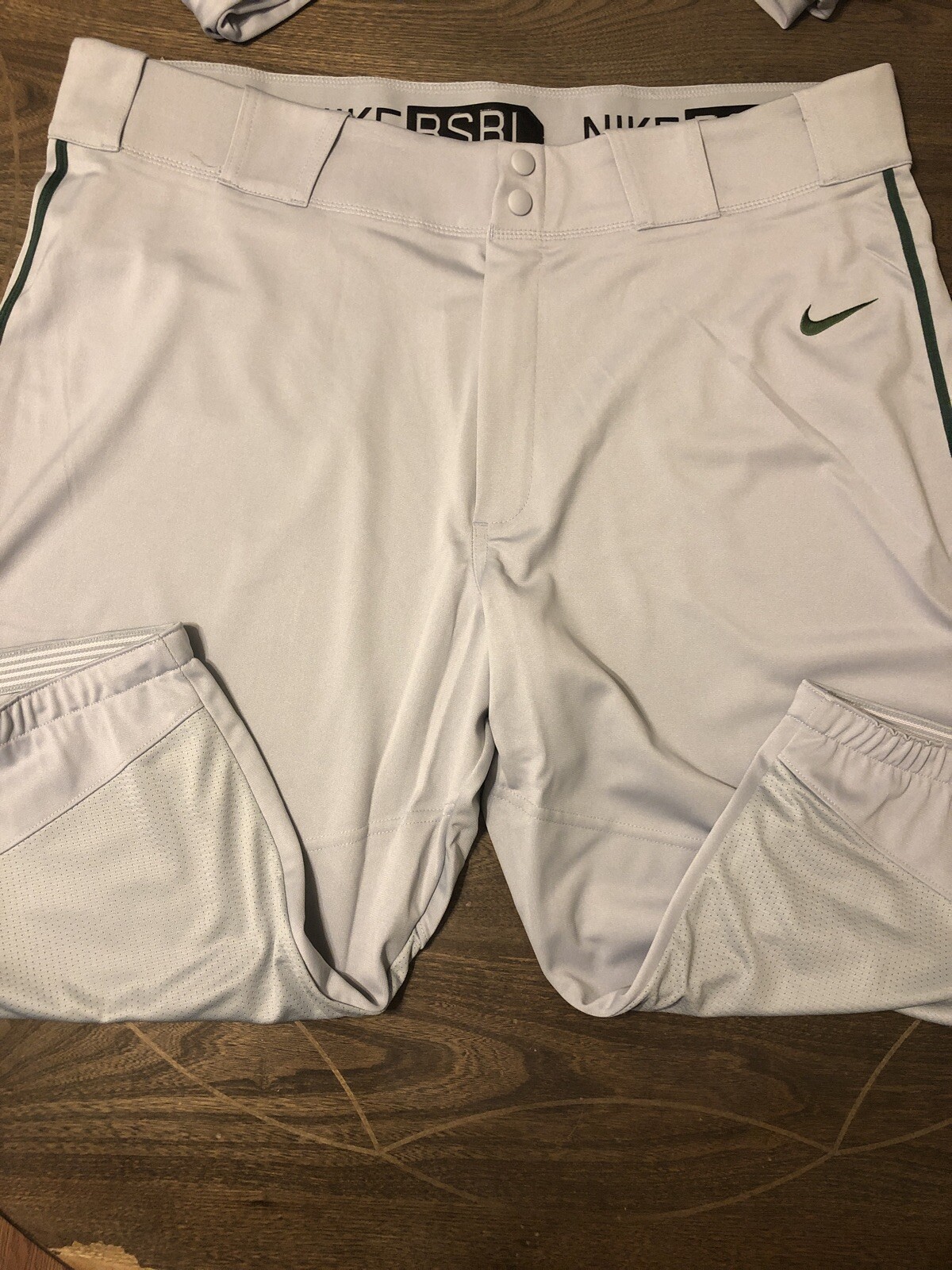 Nike BSBL Knicker Baseball Pants Multiple Sizes Gray/Green 747225059