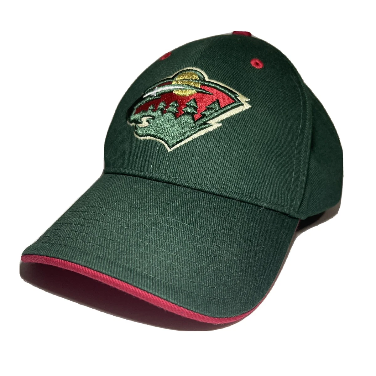 Nineteen47 Minnesota Wild NHL Adjustable Hat Green And Red With