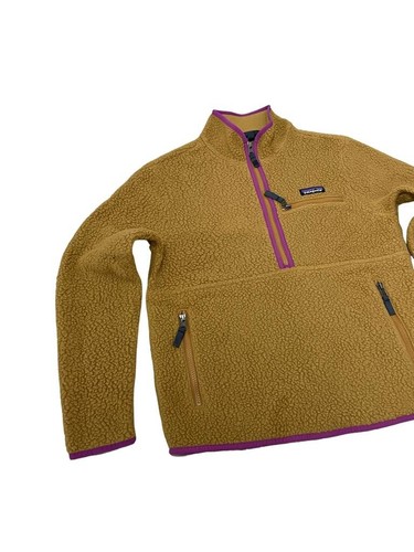 Chaqueta de lana para mujer Patagonia Better Retro Pila - Nido marrón talla pequeña NUEVA - Imagen 4 de 8