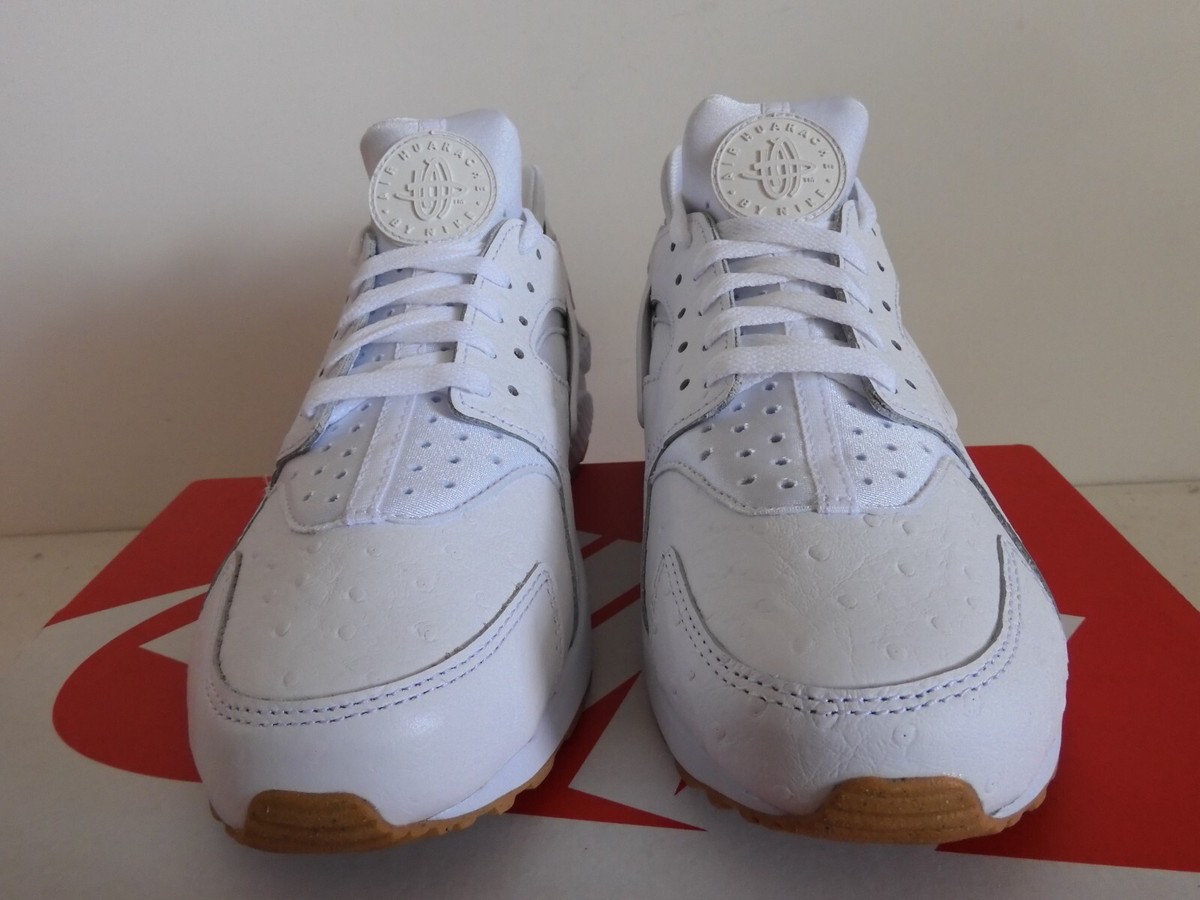 RARE? Nike Air Flight Huarache Low White Leather Ostrich Shoes 9 819847-100 NIKE AIR HUARACHE RUN PA  main image 2