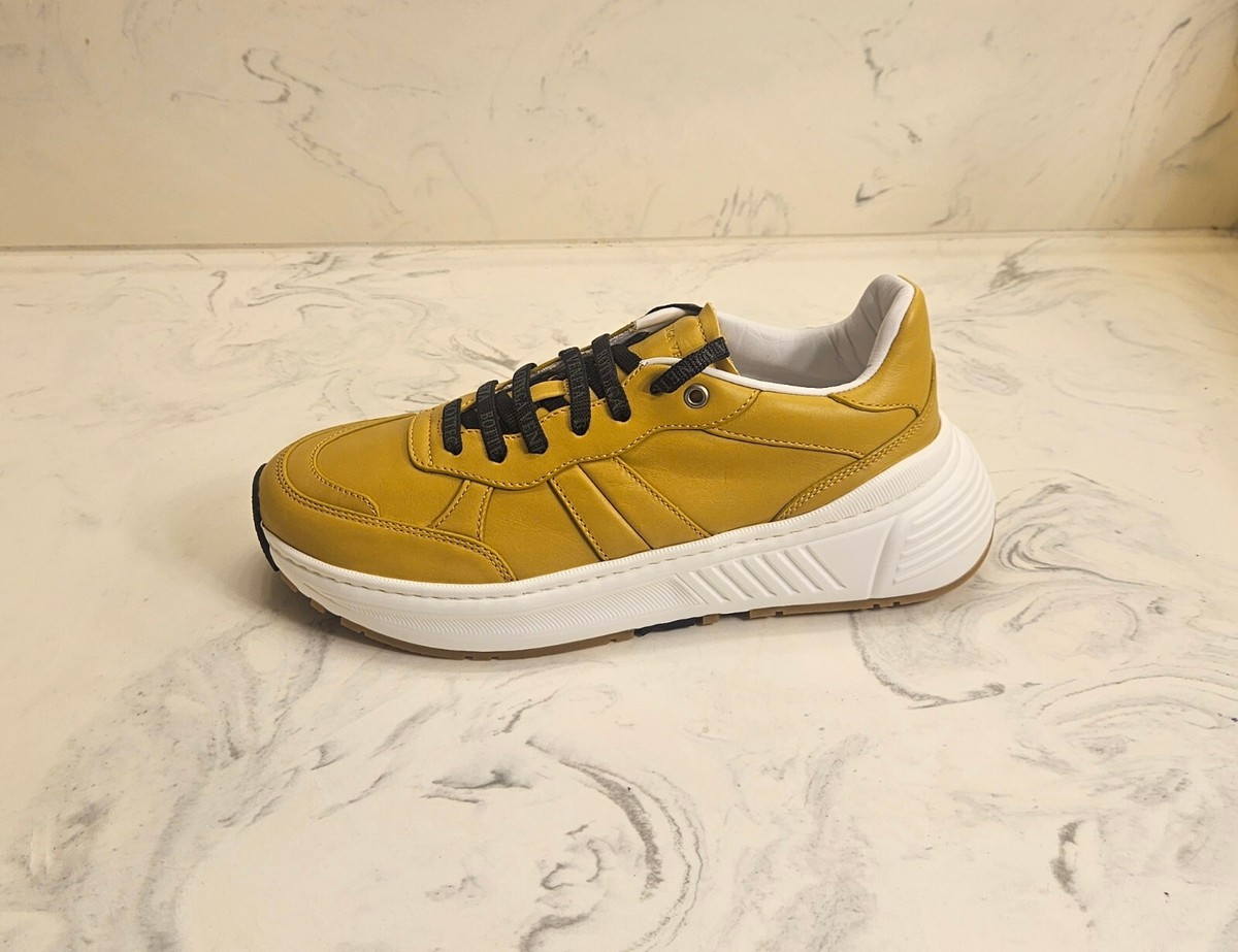 Bottega Veneta Speedster Sneakers Size 45 E (12 US) Bottega Veneta Black/White/Grey Leather/Mesh Speedster  main image 4