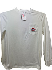 Vineyard Vines Kids Boys Santa Whale Short Sleeve Pocket T-Shirt Tee L 16 