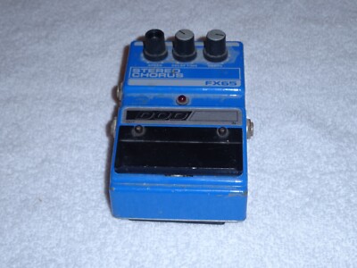 Vintage DOD FX65 Death Stereo Chorus Guitar Effect Pedal USA DEEP BLUE COLOR WOW
