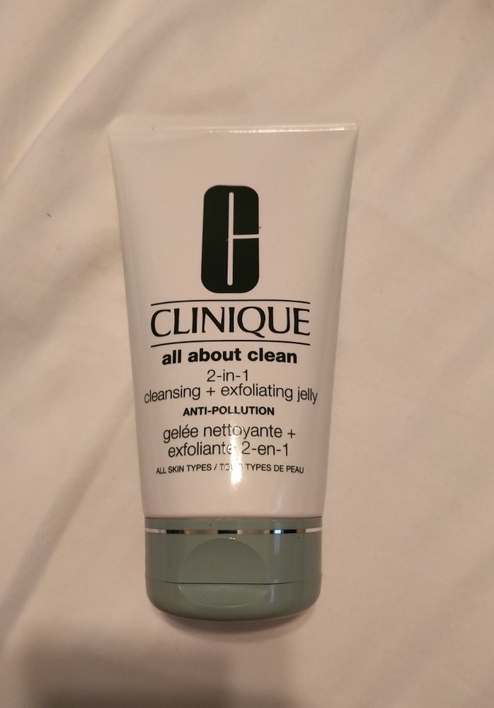 NEW CLINIQUE ALL ABOUT CLEAN 2-IN-1 CLEANSING + EXFOLIATING JELLY 5 FL OZ 150ML
