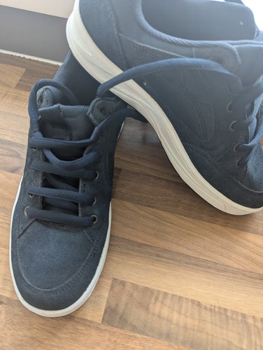 M&S Canvas Shoes Men`s UK 9 EUR 43 Navy Mark and Spencer