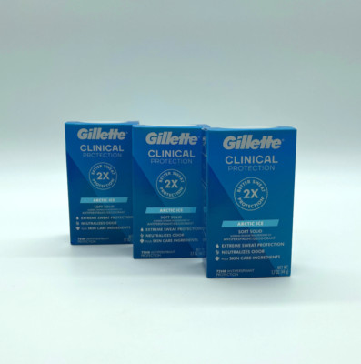 Gillette Clinical Protection Arctic Ice Solid 72 H Antiperspirant Deodorant-3