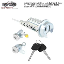 Ignition Switch w/ Door Lock Cylinder & Keys for 99-04 Toyota Tacoma 69005-35840