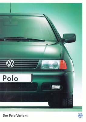 VW POLO VARIANT III 3 Prospekt Brochure plus Technik Ausstattungen 1997 I
