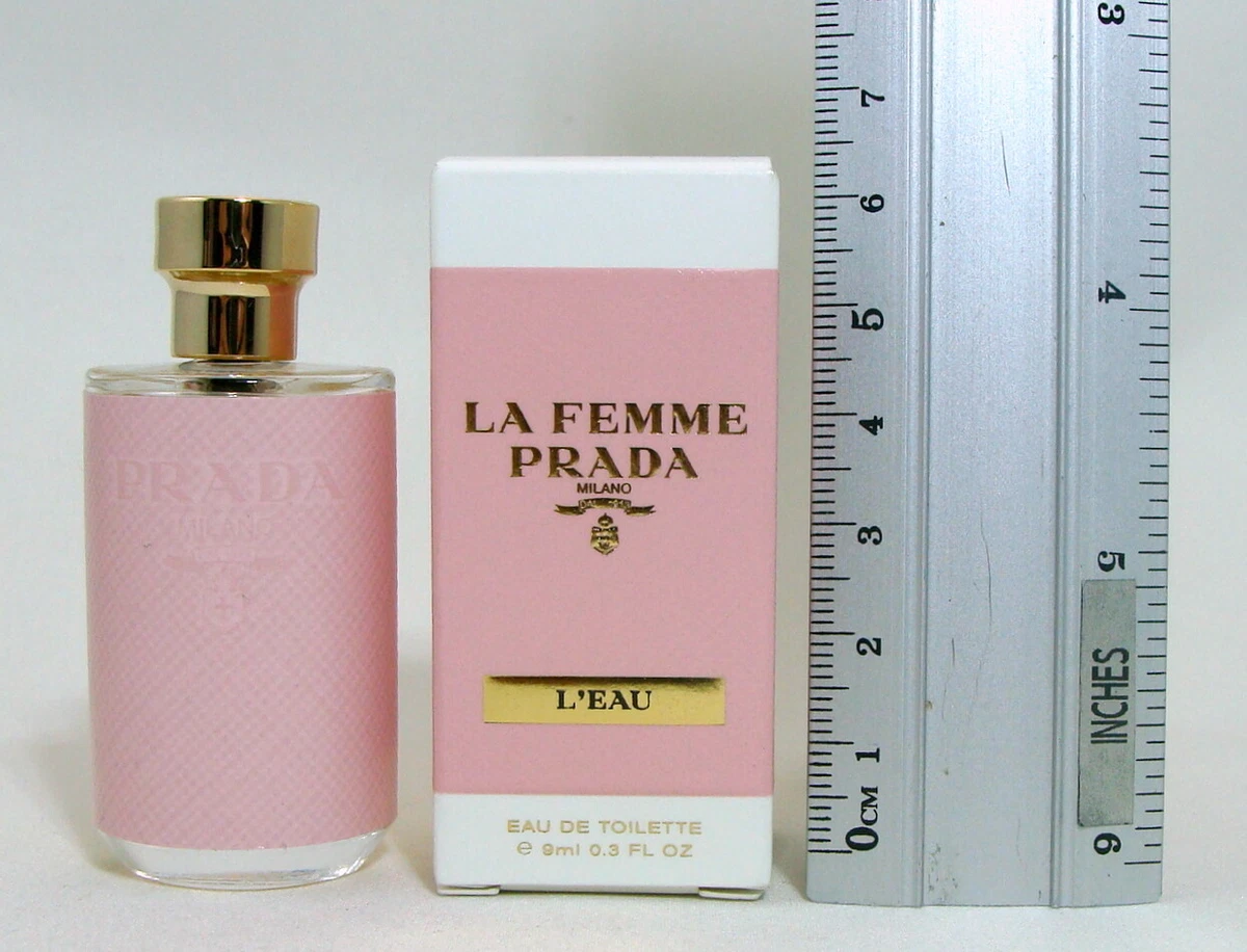 PRADA LA FEMME L'EAU DE TOILETTE 9 ML 0,30  MINI PERFUME NEW WITH  BOX | eBay