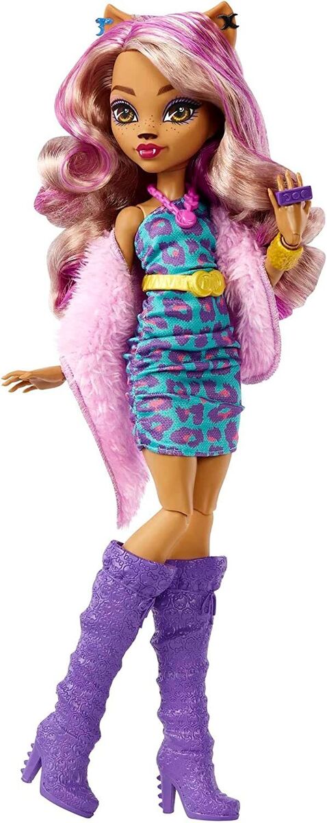 Monster High Poupée Et Mode Ensemble de Jeu Clawdeen Wolf Accessoires, 2023