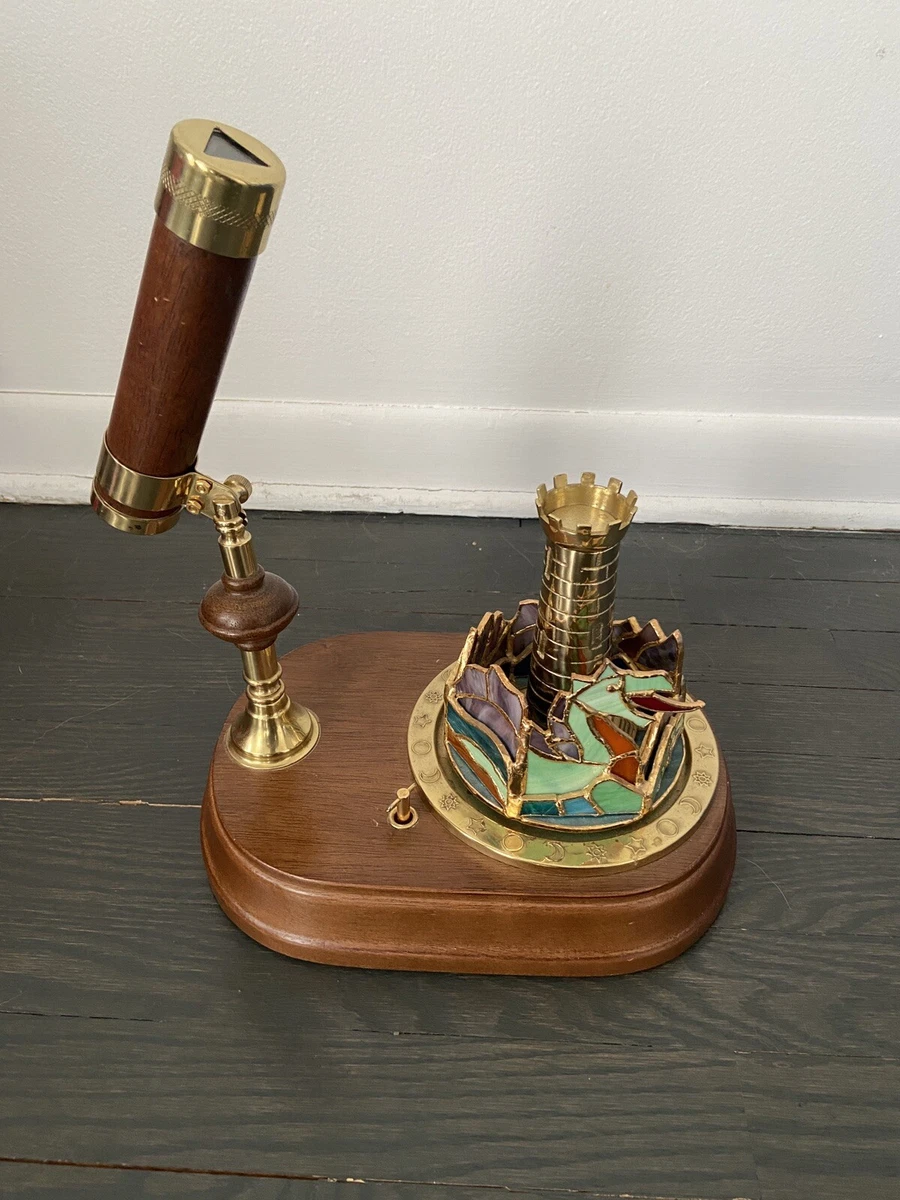 San Francisco Music Box Co Vintage Kaleidoscope RARE Castle with