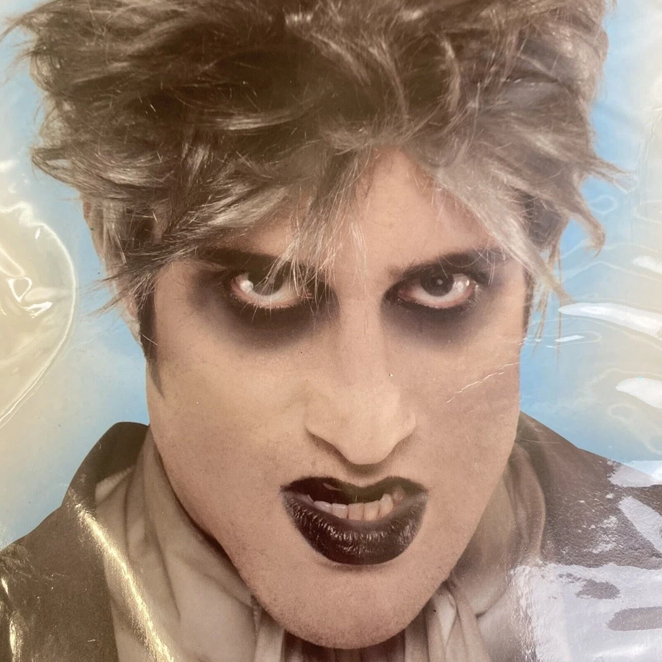 Зомби из склепа серый Хэллоуин ужас карнавальный костюм парик костюм косплей новый - Изображение 3 из 4