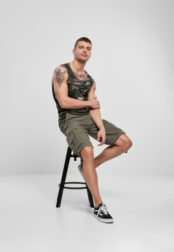 BRANDIT Top Canotta T-shirt uomo militare sport casual Over sizes - Picture 38 of 50