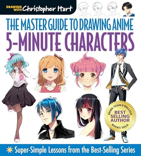 The Master Guide To Drawing Anime: 5-Minute Characters : Super-Simple Lessons From The Best-Selling Series Christopher Hart - Image 6