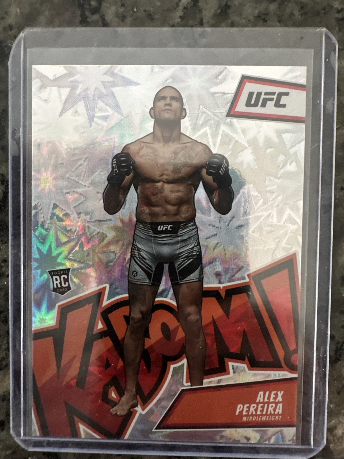 2023 UFC Panini Chronicles KABOOM -CASE HIT- SSP- Alex Pereira