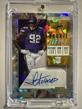 Jalyn Holmes 2018 Cracked Ice Rookie Card- With Signature . rookie card picture