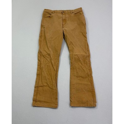 Vintage Dickies Carpenter Pants Mens 34x32 Tan Workwear Canvas Work Grunge y2k