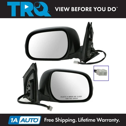 TRQ Power Heated Signal Side View Mirrors Set for 09-12 Toyota Rav4