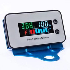Waterproof Battery Monitor 7-100V for Car, Motorcycle, Golf Cart - Digital
