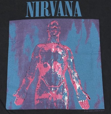 Vintage Nirvana Sliver 90s Band Tour 1993 Giant Sz.L Single Stitch Shirt REPRINT