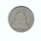 1876-P Seated Liberty Dime — photo from another recent sale