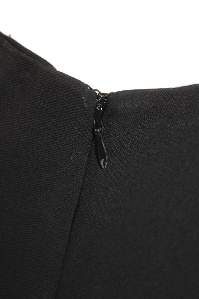 Zara Unisex Classic Black Viscose Shorts Size S - Image 4 of 4