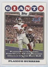 2008 Topps Plaxico Burress #318