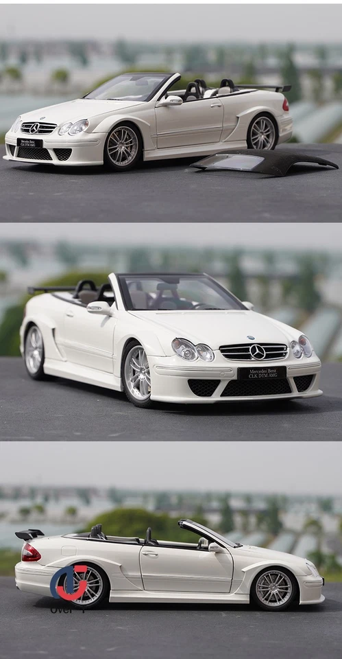 Modelo de coche convertible de aleación KYOSHO 1:18 Mercedes Benz CLK DTM AMG Cabriolet Foto 2 de 4