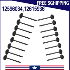 For Chevrolet GM Buick Saturn 2.0L 2.4L 2007-17 16Pcs Intake Exhaust Valves Set