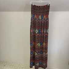 American Rag Southwestern style strapless tube dress Women’s Small Summer Cool
