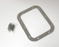 Lokar 70-sfr Shifter Boot Ring - 6-34 X 5-14 In Rectangle - Stainless