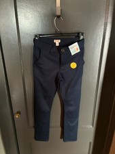 NWT Cat Jack Boys Youth Navy Blue Chino Pants Size 8