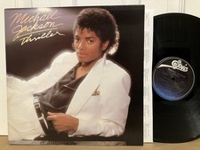 MICHAEL JACKSON - Thriller Vinyl LP QE 38112 1982 Original Epic NM Billie Jean
