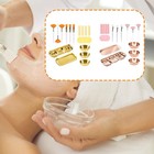 23Pcs Esthetician Supplies Stainless Steel Face  Mixing Bowls Tools Set SPA