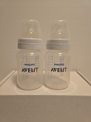 Philips Avent 9oz Bottles With Nipples -Set Of Two- 