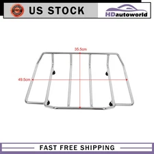 Tour Pack Pak Trunk Luggage Top Rack  For Harley Touring Road Street  Chrome USA