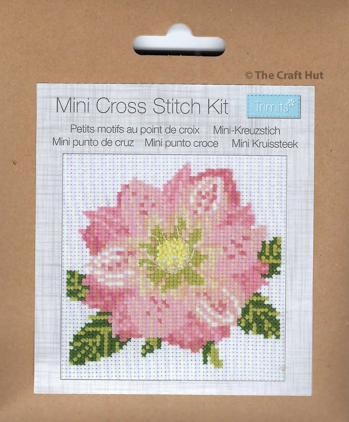 Trimits Complete Mini Counted Cross Stitch Kit Hellebore Flowers GCS203 New