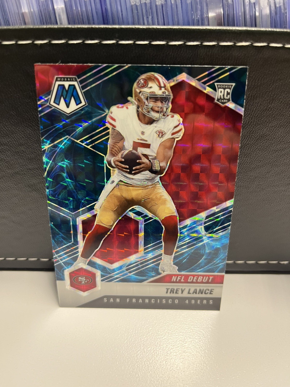 2021 Panini Mosaic - NFL Debut Trey Lance #244 Genesis Prizm (RC)
