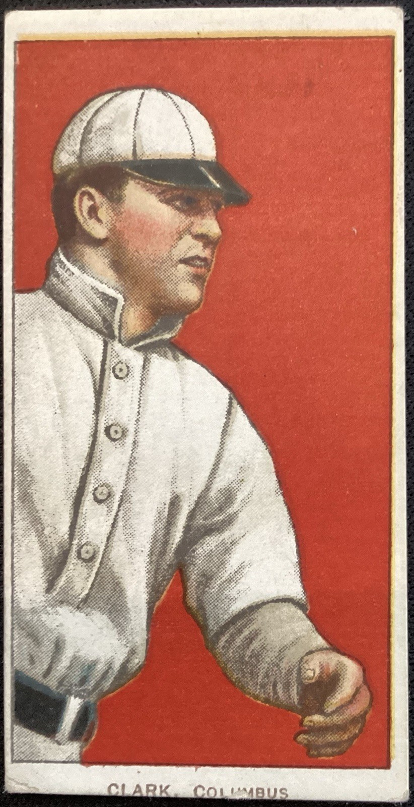 1909-11 T206 Josh Clark American Beauty Back 350 VG Columbus Baseball Card
