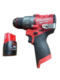Milwaukee M12 FUEL 1/2" Hammer Drill 3404‑20 w/ 2.0Ah Battery 48‑11‑2420 839