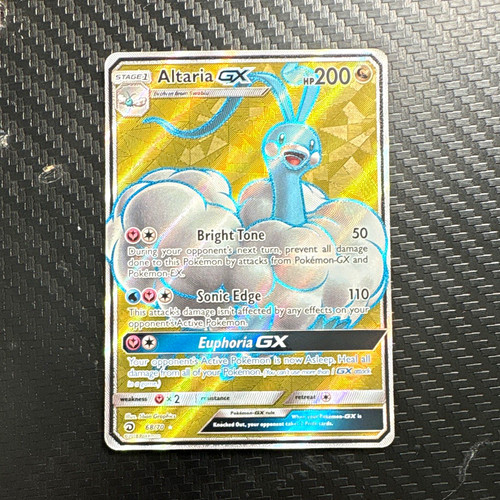 Altaria GX 68/70 Dragon Majesty Ultra Rare Holo Full Art Pokémon TCG 2018 EN