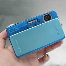 SONY Cyber-Shot DSC-TX20 16.2MP 4.0x Zoom Digital Camera Blue English 90 New