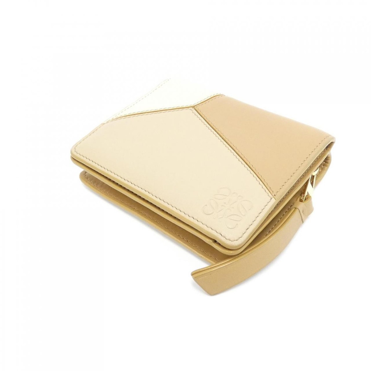 Authentic LOEWE puzzle Compact Zip Wallet C510Z41X01 Wallet
